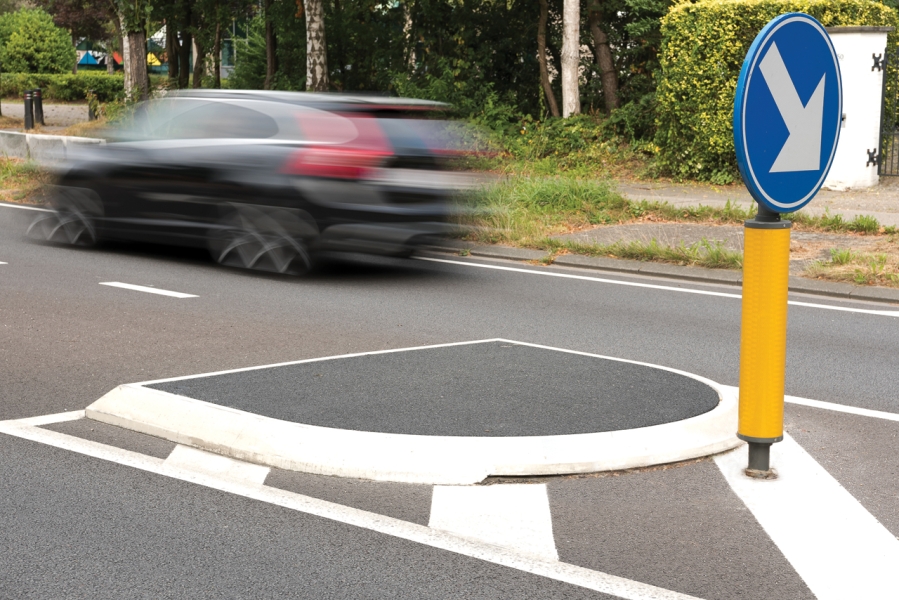 Verkeerseilanden Merodedreef Westerlo