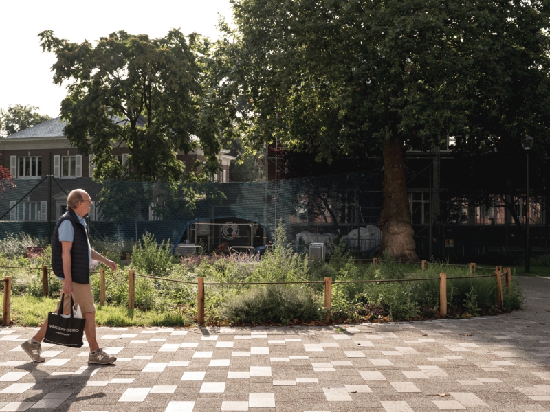 Cementvrije bestrating Groeningepark Kortrijk