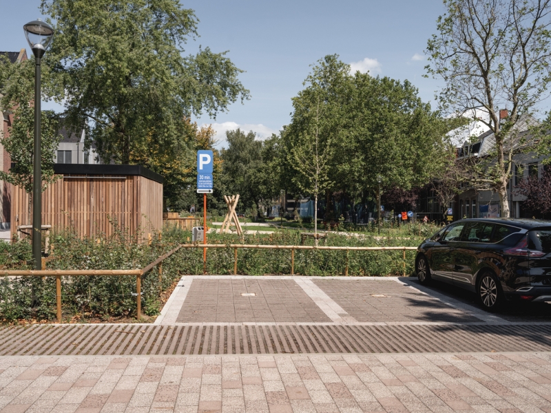 Cementvrije bestrating Groeningepark Kortrijk