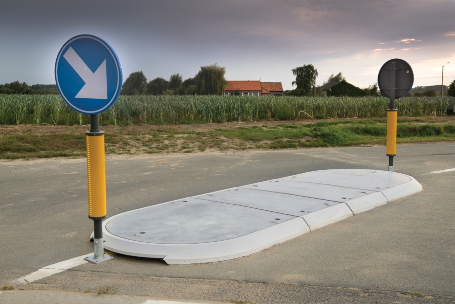 Verkeerseiland Zuidbroekstraat Diksmuide