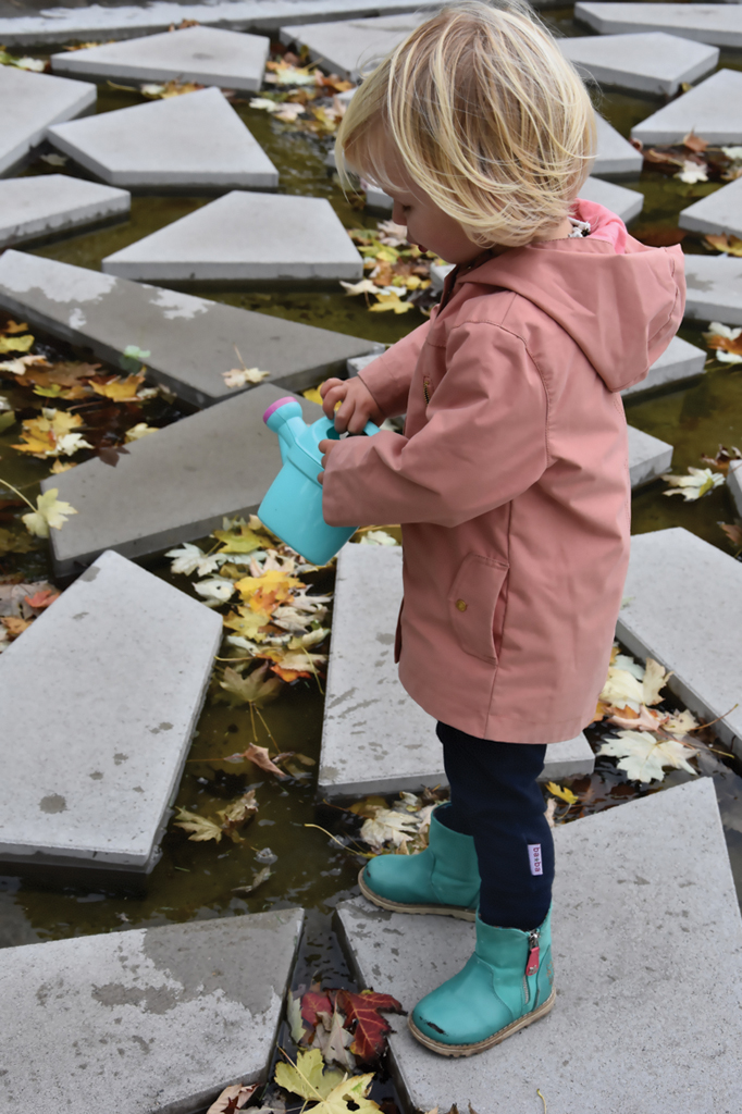 Waterpartij ingang park Lokeren