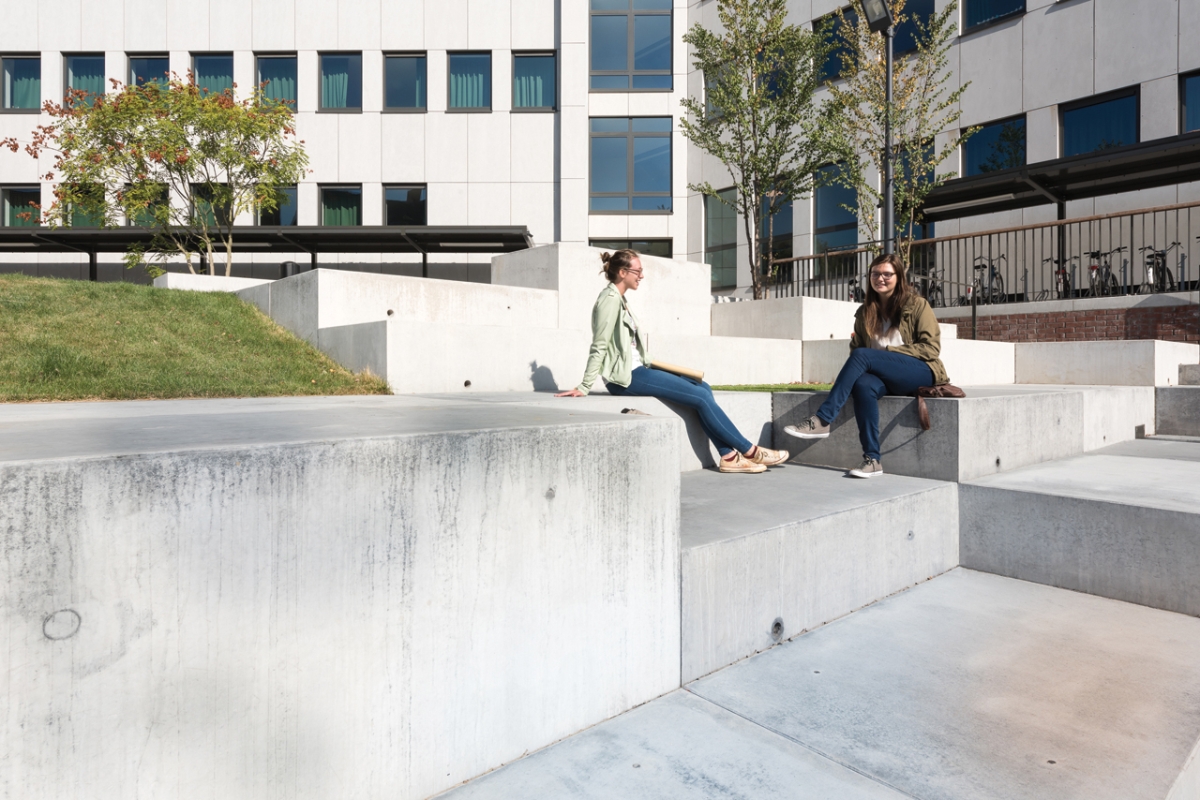 Binnentuin studentenresidentie Rega KU Leuven