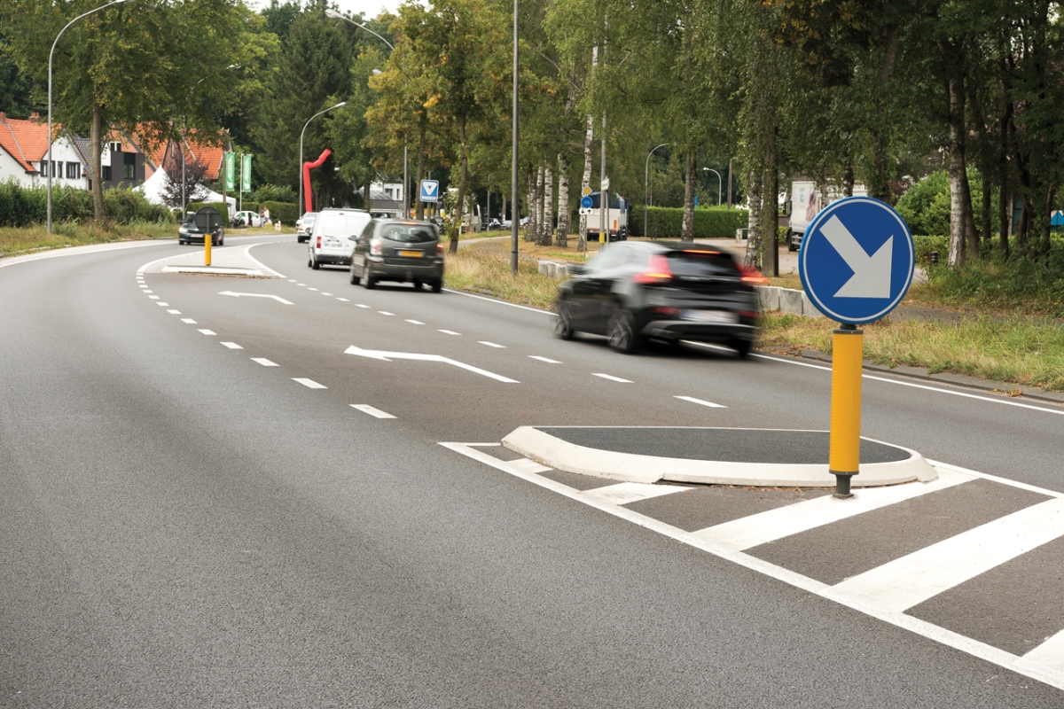 Verkeerseilanden Merodedreef Westerlo