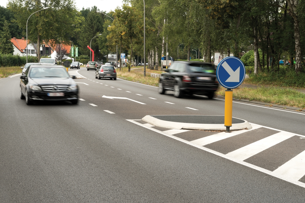 Verkeerseilanden Merodedreef Westerlo