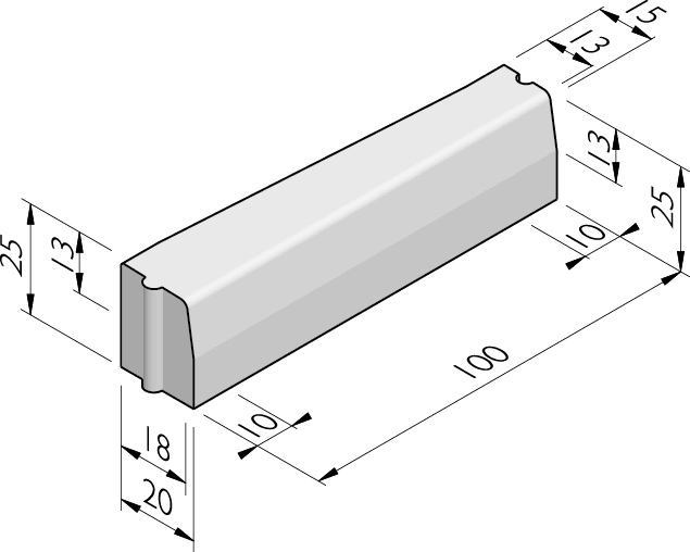 Verloopbanden naar 13/15x25