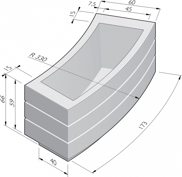 Avenue 60x173