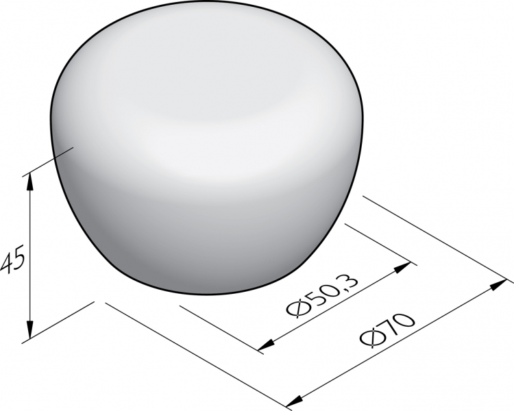 Sierbolder rond 70