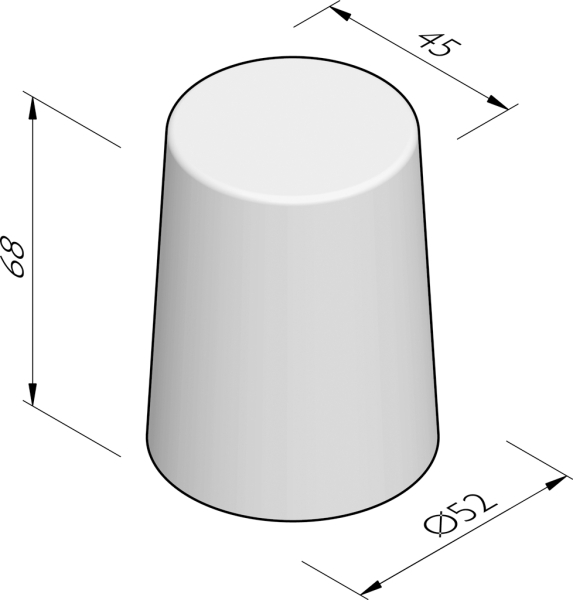 Sierpoef rond 45