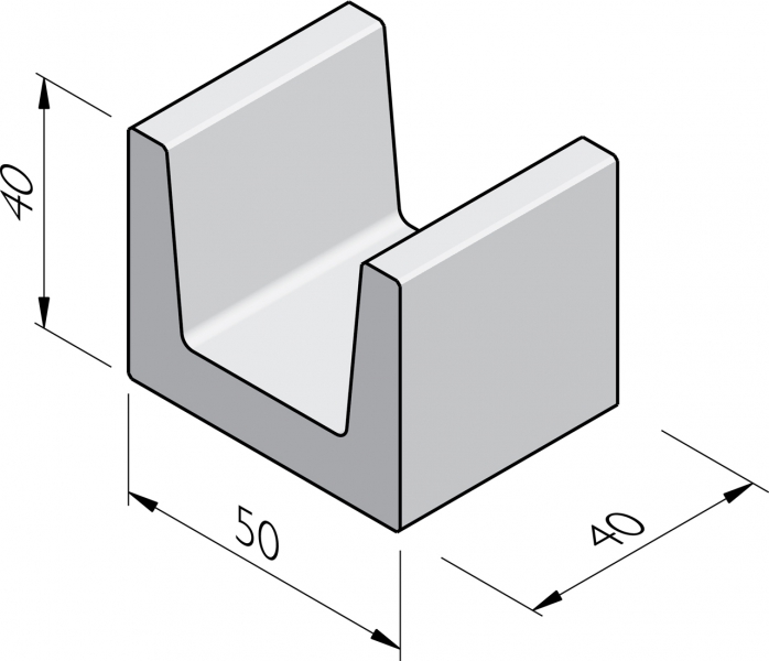 U-blokken 40x50x40