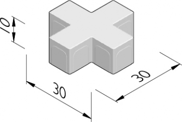 Square Cross 30x30