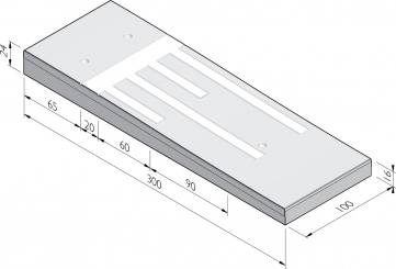 Trapeziumvormige verkeersdrempels